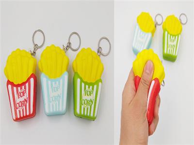 慢回弹PU薯条钥匙扣