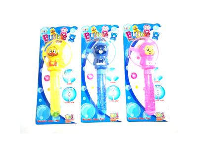 Cartoon flying saucer bubble stick