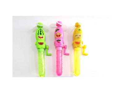 Cartoon hand fan bubble wand