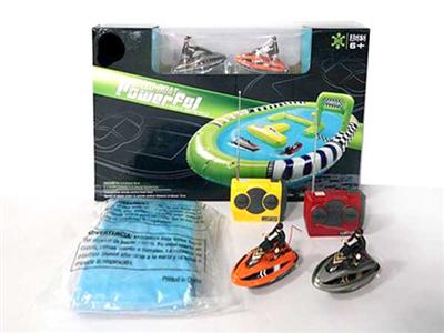 Four-way electric mini boat (with inflatable pool)