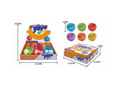Bearing double-sided colorful lights yo-yo