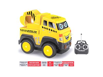Cartoon earthmoving vehicle