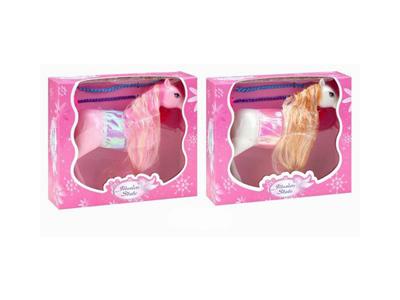 静态马+两条辫子