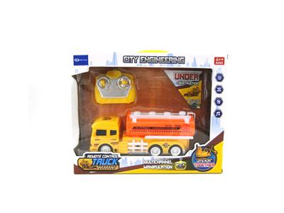 Four-channel light music remote control tanker (without electricity)