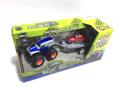 Alloy double inertia off-road vehicle tow alloy sports car (four mixed)