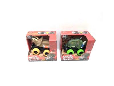 Two mixed light and music variant animal cars