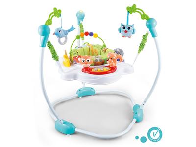 丛林婴儿跳跳椅(360度旋转,带音乐灯光)