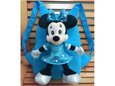Camouflage blue dot Minnie bag