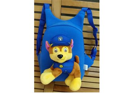 Dog patrol plush bag