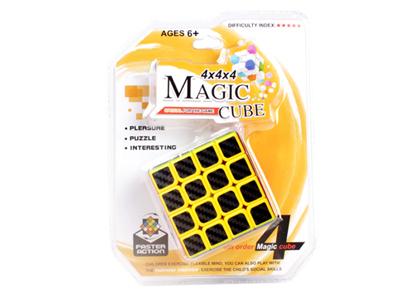 Fourth-order solid color carbon fiber cube