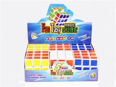Third-order white thermal transfer Rubik's cube 6PCS / box