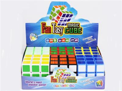 Third-order thermal transfer cube (red yellow green blue black 6 color mixed) 6PCS / box