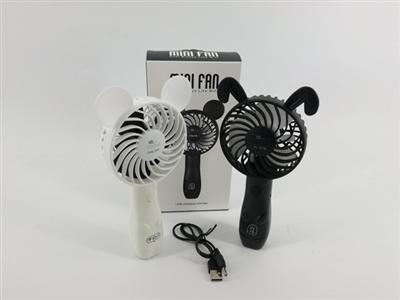 USB充电发光卡通电风扇