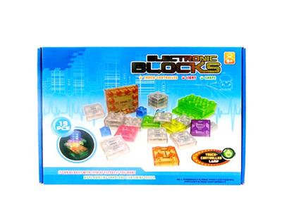 触摸电能发光积木(19PCS)