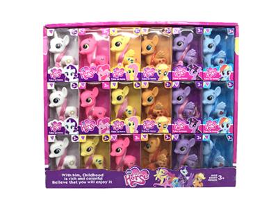 搪胶马宝丽18PCS 6色混装