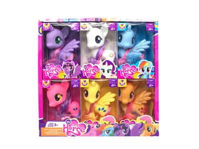 搪胶马宝丽6PCS 6色混装