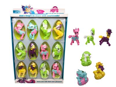 大号8关节变形塑料马宝利3款混装12pCS