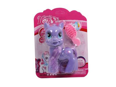 搪胶小马宝莉带马梳子单款单色混装