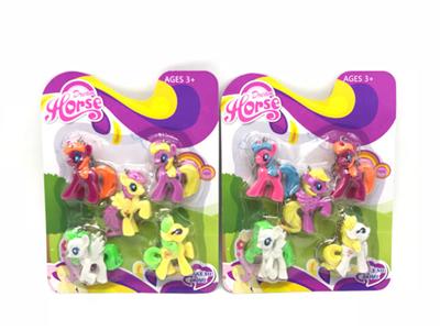 塑料小马宝莉5款混装