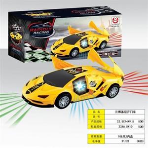 兰博基尼开门车(电动万向、彩虹灯光、音乐、开四门)
