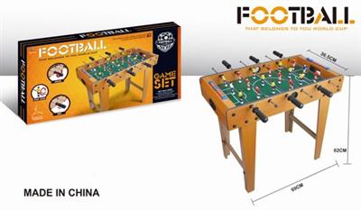 木制足球台