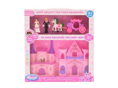 城堡配马车、公仔