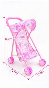 粉红铁推车带帽