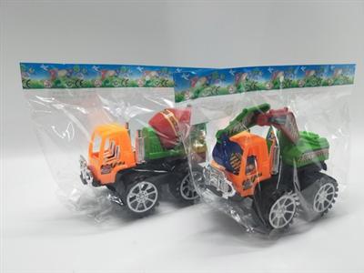 实色惯性工程车
