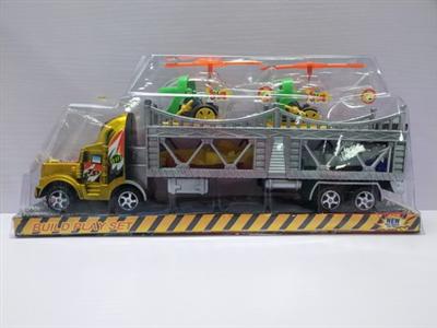 喷漆惯性双层拖头车