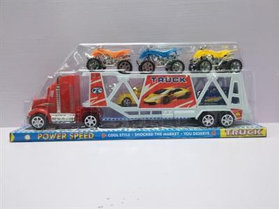 惯性喷漆双层拖头车