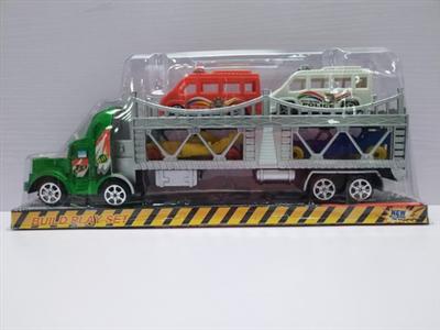 喷漆惯性双层拖头车