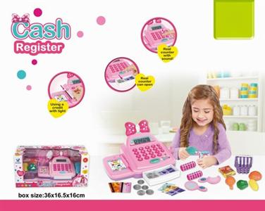 蝴蝶结收银机（灯光声音2粒AA无包）