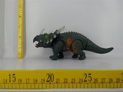 Triceratops crawling dinosaur