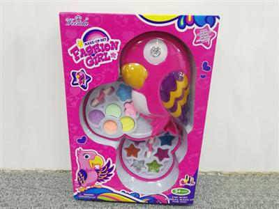 Fashion girl series parrot two-layer cosmetics (set)