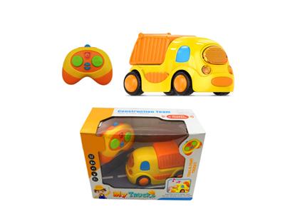 Sound and light 2.4G remote control cartoon eco-car