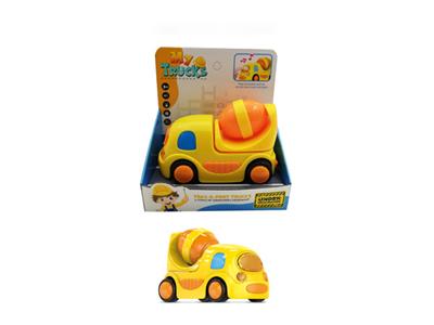 Sound and light inertia cartoon engineering concrete car
