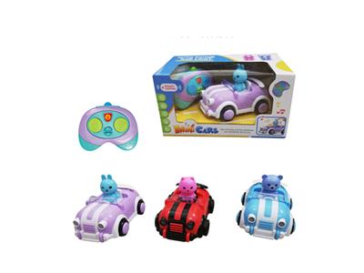 Sound and light 2.4G remote control cartoon convertible