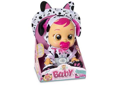 14寸搪胶哭泣娃娃带四声音乐DAD .Mother.Angry.Cry带奶嘴