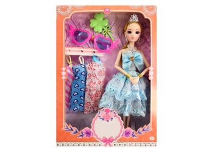 11.5寸时尚3D真眼娃娃