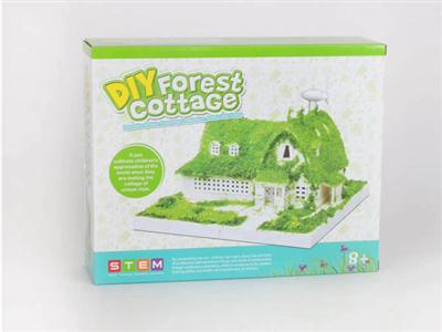Self-contained forest hut