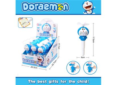 叮当带笔手摇风扇