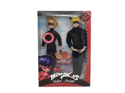 11寸实心双人黑色瓢虫公主王子带主题曲音乐