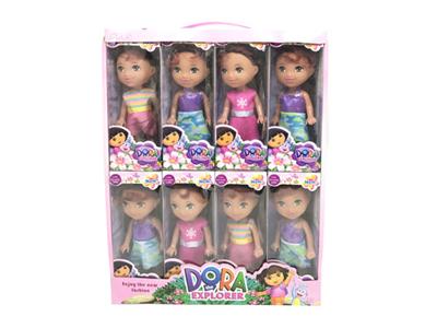 6寸实心朵拉展示盒3款混装（16pcs）