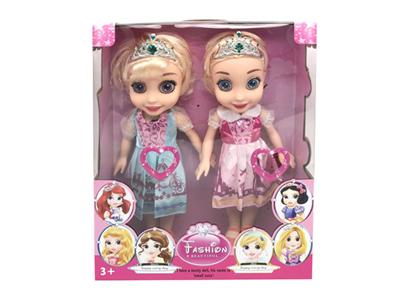 18寸3D眼双人6公主重身带灯光音乐