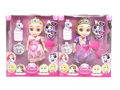 18寸3D眼6公主重身带灯光音乐