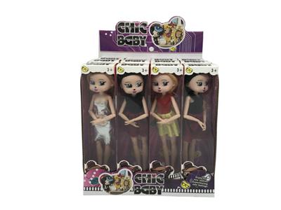 9寸实身12关节时尚小熊（3款混装）12pcs