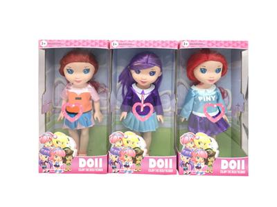 18寸小米雪搪胶身体带音乐（3款混装）