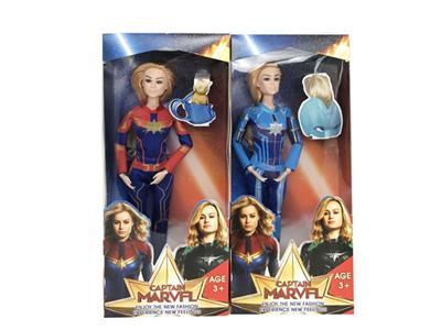 11寸实身12关节惊奇队长2款混装