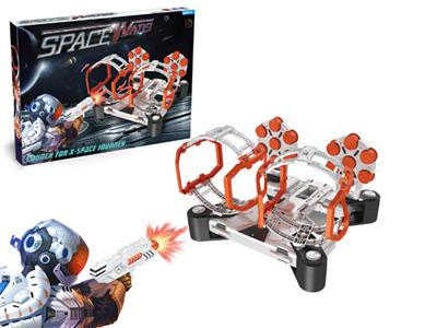 Rotating shooting double target (with music)