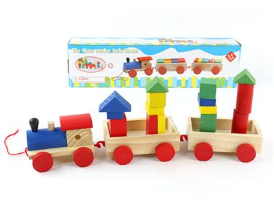 Wooden building block